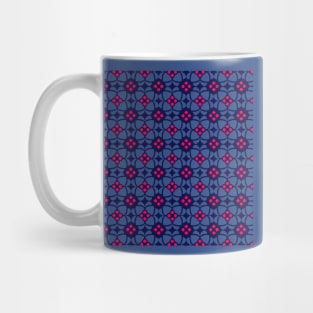 Purple and Pink Mosaic Pattern Mug